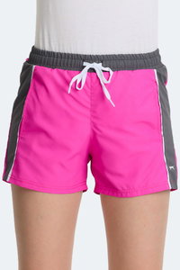 Slazenger - Slazenger RADEK IN Kadın Cepli Deniz Şortu Fuşya Mayo