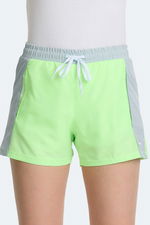 Slazenger - Slazenger RADEK IN Kadın Cepli Deniz Şortu Yeşil Mayo