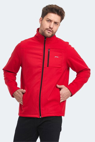 Slazenger RADOS Erkek Softshell Kırmızı Mont & Kaban 