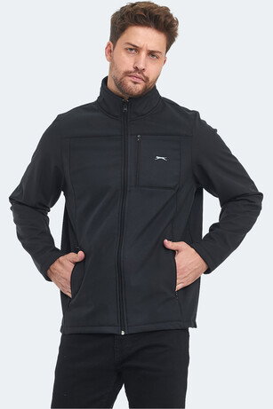 Slazenger RADOS Erkek Softshell Siyah Mont & Kaban 