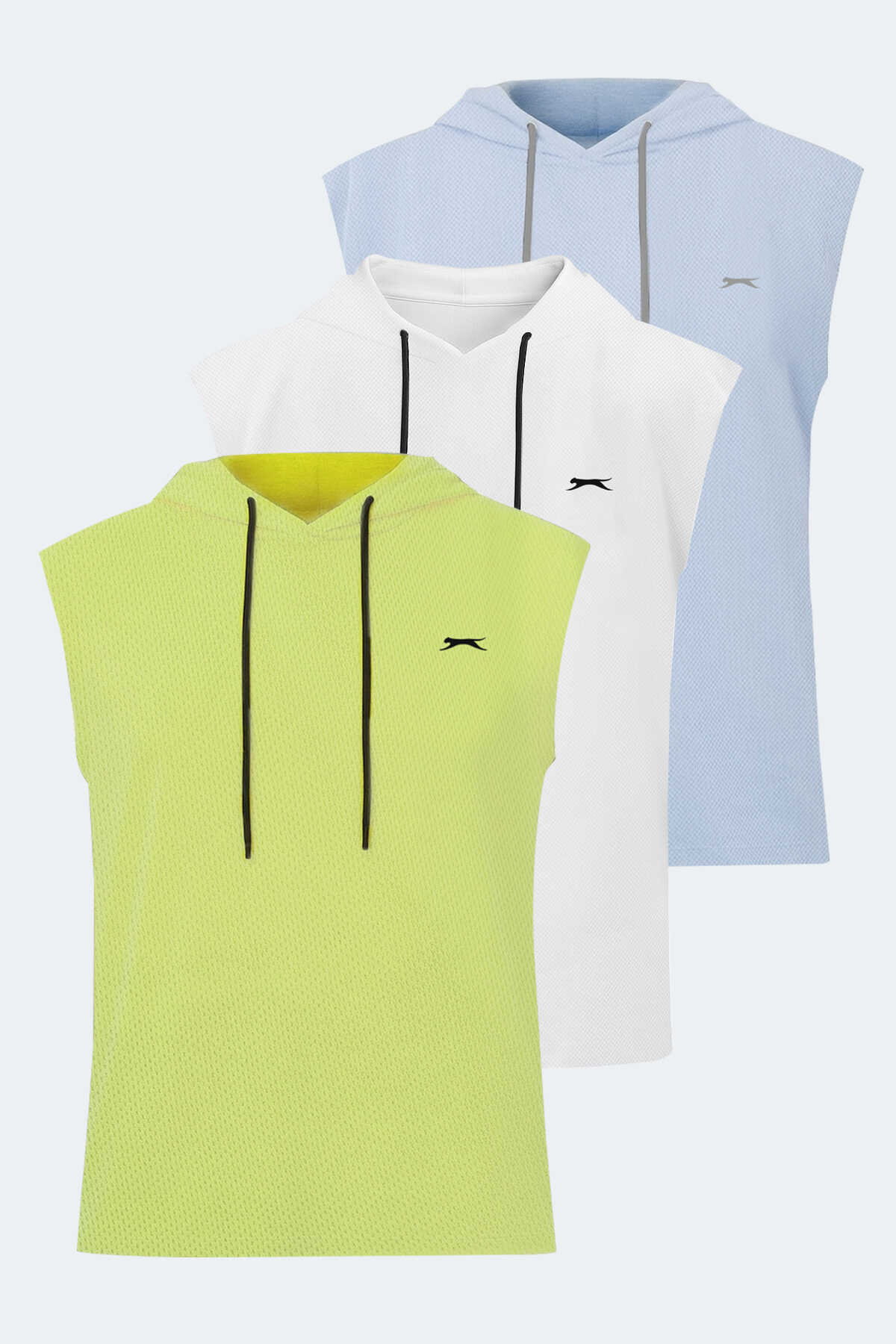 Slazenger - Slazenger RAG Erkek Atlet Beyaz - Mavi - Sarı