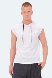 Slazenger - Slazenger RAG Erkek Kolsuz Beyaz Tişört Slazenger - Slazenger RAG Erkek Kolsuz Beyaz Tişört