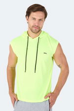 Slazenger - Slazenger RAG Erkek Kolsuz Neon Sarı Tişört Slazenger - Slazenger RAG Erkek Kolsuz Neon Sarı Tişört