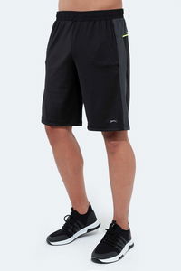 Slazenger - Slazenger RAGUEL Erkek Cepli Fıtness Siyah Şort Slazenger - Slazenger RAGUEL Erkek Cepli Fıtness Siyah Şort