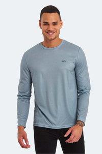 Slazenger - Slazenger RAHEL IN Erkek Gri Tişört