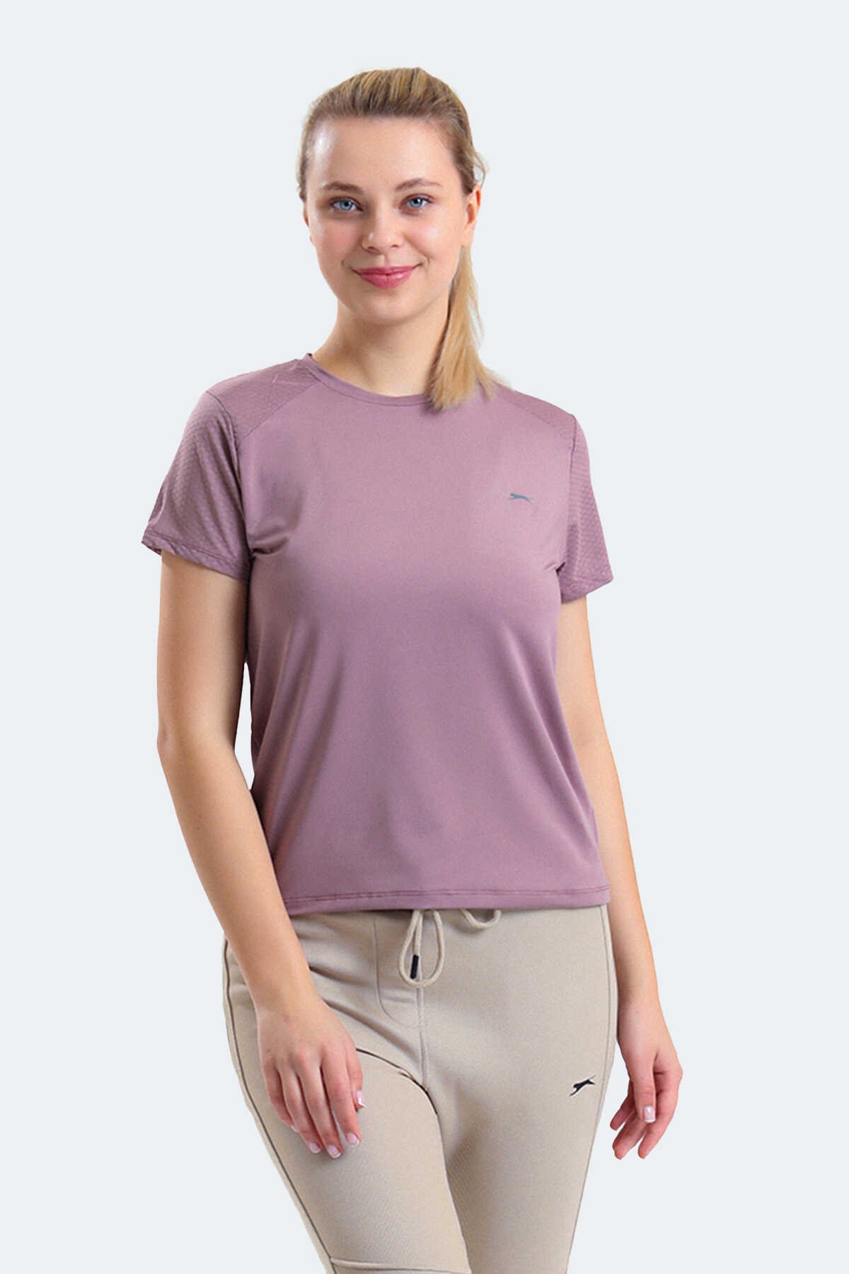 Slazenger - RAIL Kadın Kısa Kollu T-Shirt Mor
