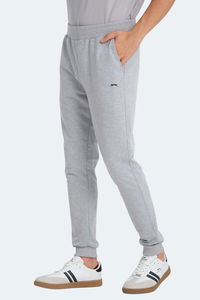 Slazenger - Slazenger RAIN Erkek Cepli Dar Paça Gri Eşofman Altı Slazenger - Slazenger RAIN Erkek Cepli Dar Paça Gri Eşofman Altı