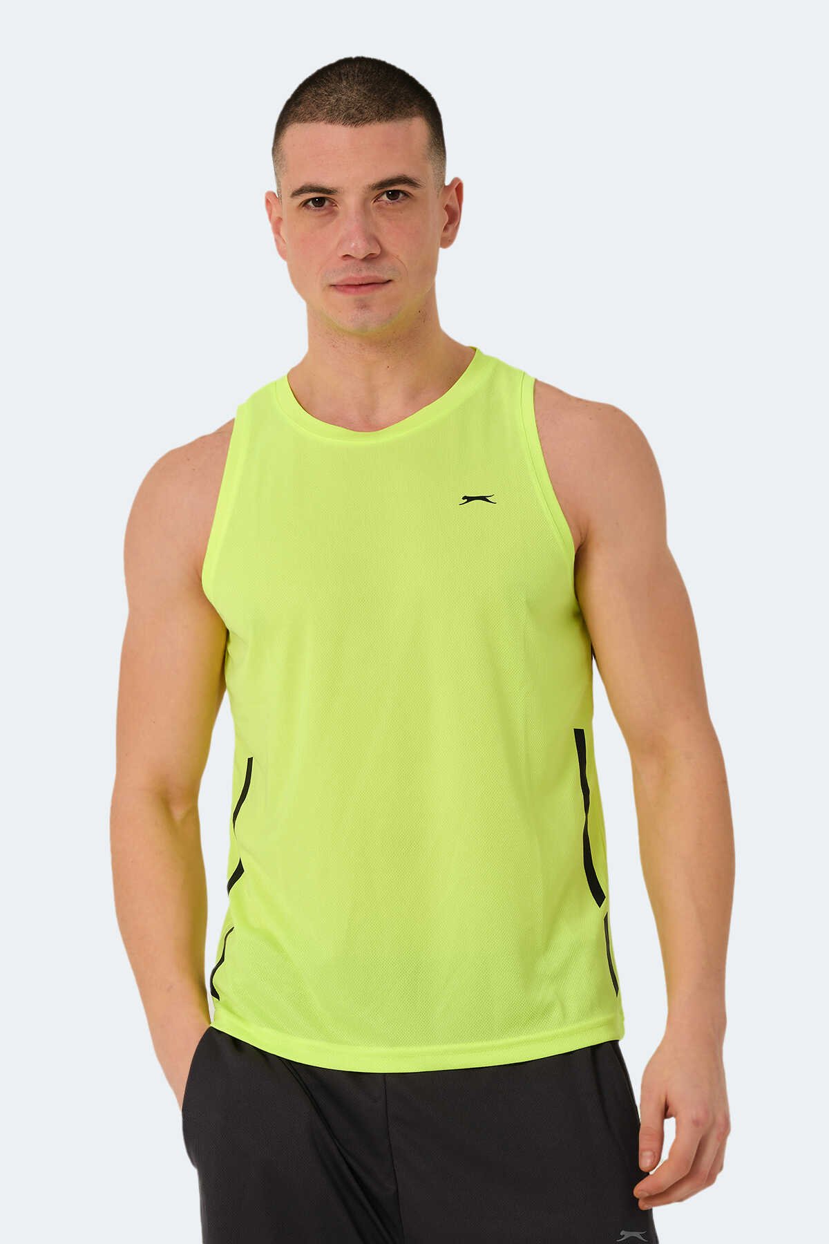 Slazenger - Slazenger RAIS Erkek Tişört Neon Sarı