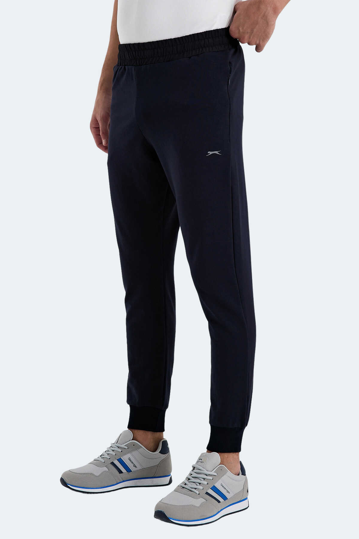 Slazenger RAJKO 2 Lİ SET Erkek Fermuar Cepli Slim Fit Siyah - Lacivert Eşofman Altı - 2