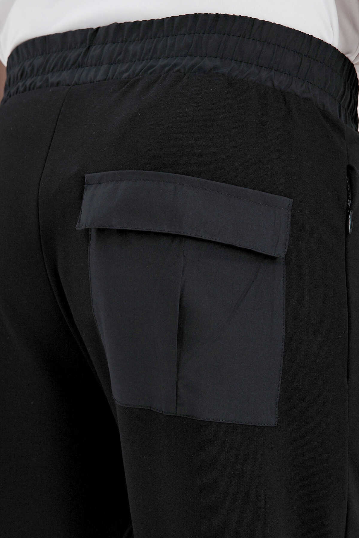 Slazenger RAJKO 2 Lİ SET Erkek Fermuar Cepli Slim Fit Siyah - Lacivert Eşofman Altı - 6