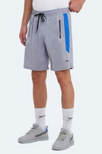 Slazenger - Slazenger RAKESH IN Erkek Cepli Fıtness Gri Şort Slazenger - Slazenger RAKESH IN Erkek Cepli Fıtness Gri Şort
