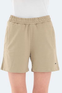 Slazenger - Slazenger RAMLAH I Kadın Cepli Bej Şort
