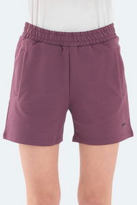 Slazenger - Slazenger RAMLAH I Kadın Cepli Mürdüm Şort