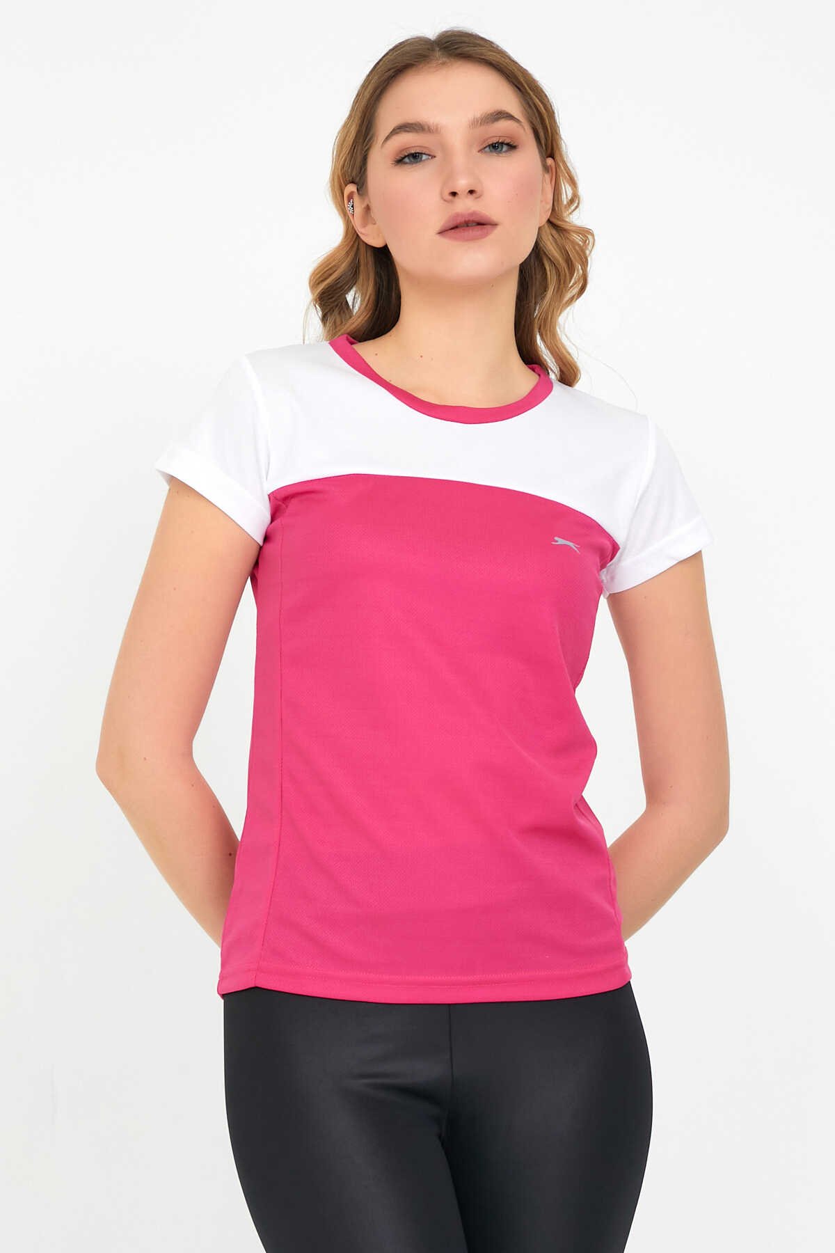 Slazenger RANDERS Kadın Kısa Kol T-Shirt Gül