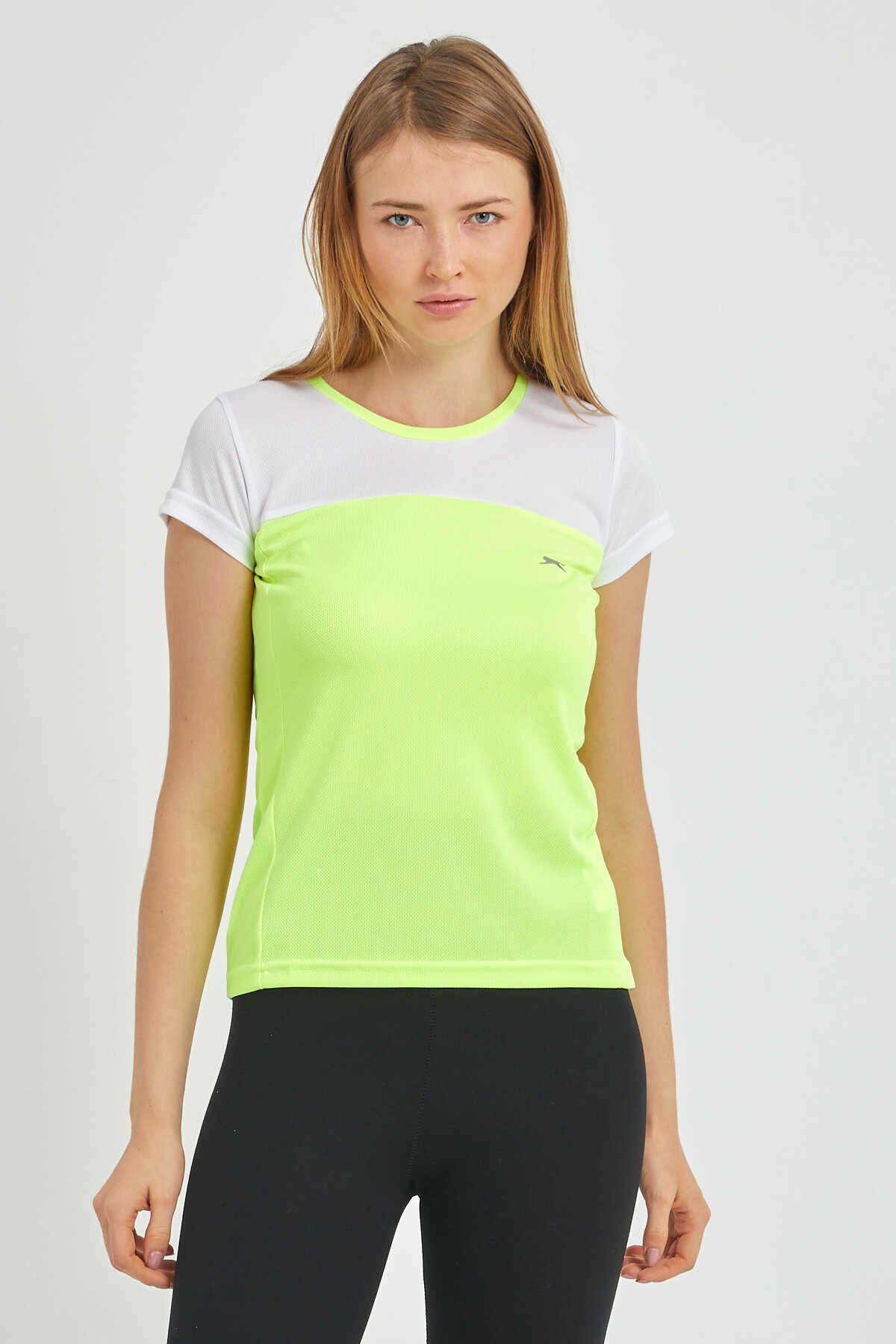 Slazenger - RANDERS Kadın Kısa Kollu T-Shirt Neon Sarı