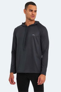 Slazenger - Slazenger RANGE IN Erkek Koyu Gri Tişört Slazenger - Slazenger RANGE IN Erkek Koyu Gri Tişört