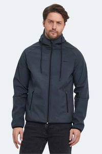 Slazenger - Slazenger RANGI Erkek Kapüşonlu Antrasit Mont & Kaban Slazenger - Slazenger RANGI Erkek Kapüşonlu Antrasit Mont & Kaban
