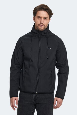 Slazenger RANGI Erkek Softshell Siyah Mont & Kaban 