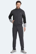 Slazenger - Slazenger RAPID Erkek Fermuarlı Dik Yaka Cepli Koyu Gri Eşofman Takımı Slazenger - Slazenger RAPID Erkek Fermuarlı Dik Yaka Cepli Koyu Gri Eşofman Takımı