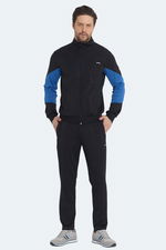 Slazenger - Slazenger RAPID Erkek Fermuarlı Dik Yaka Cepli Lacivert Eşofman Takımı