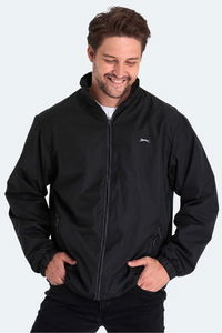 Slazenger - Slazenger RAREN Erkek Siyah Yağmurluk Slazenger - Slazenger RAREN Erkek Siyah Yağmurluk