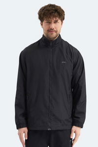 Slazenger - Slazenger RAREN Erkek Siyah Yağmurluk