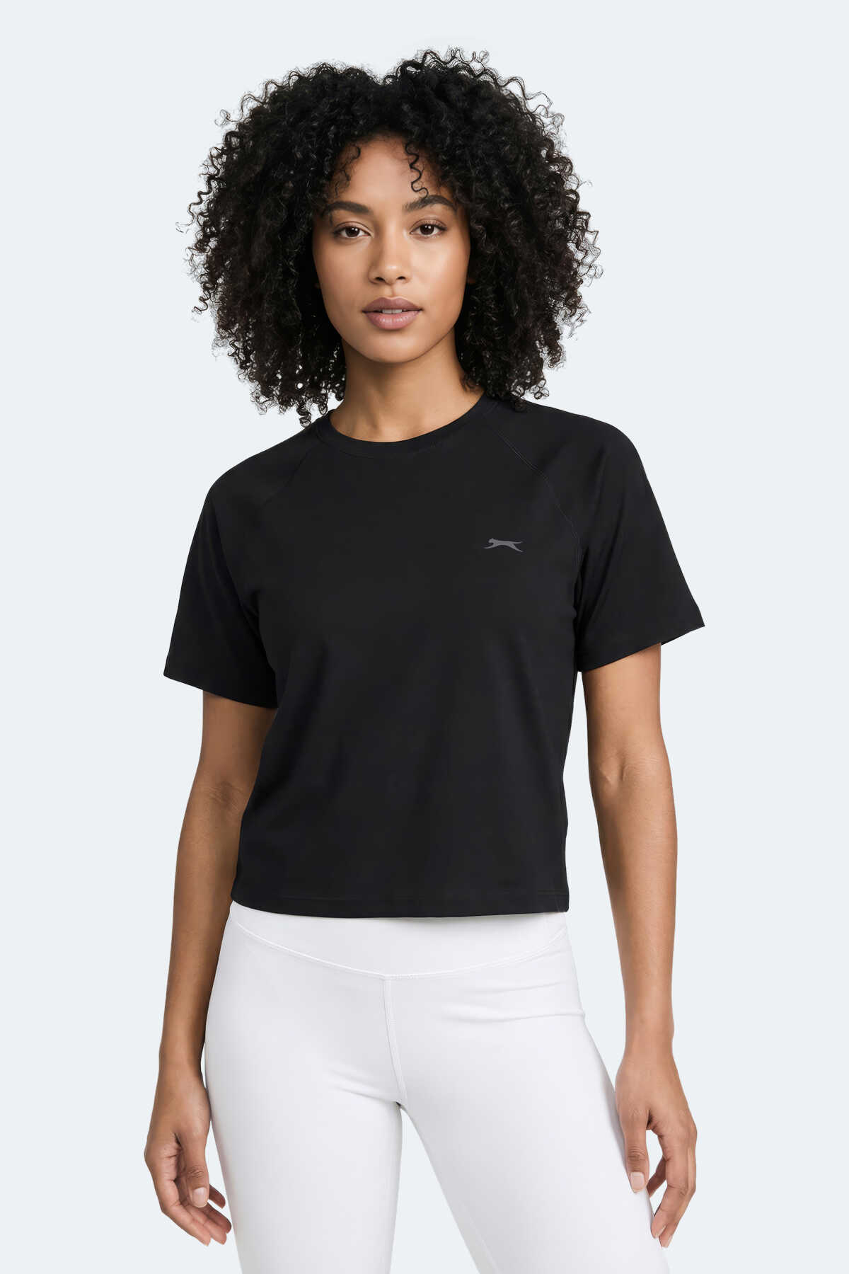 Slazenger - Slazenger RAVE Kadın Siyah Tişört