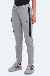 Slazenger - Slazenger REAL I Kadın Fermuar Cepli Gri Eşofman Altı Slazenger - Slazenger REAL I Kadın Fermuar Cepli Gri Eşofman Altı