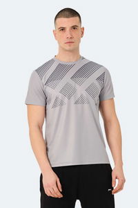 Slazenger - Slazenger RED IN Erkek Gri Tişört