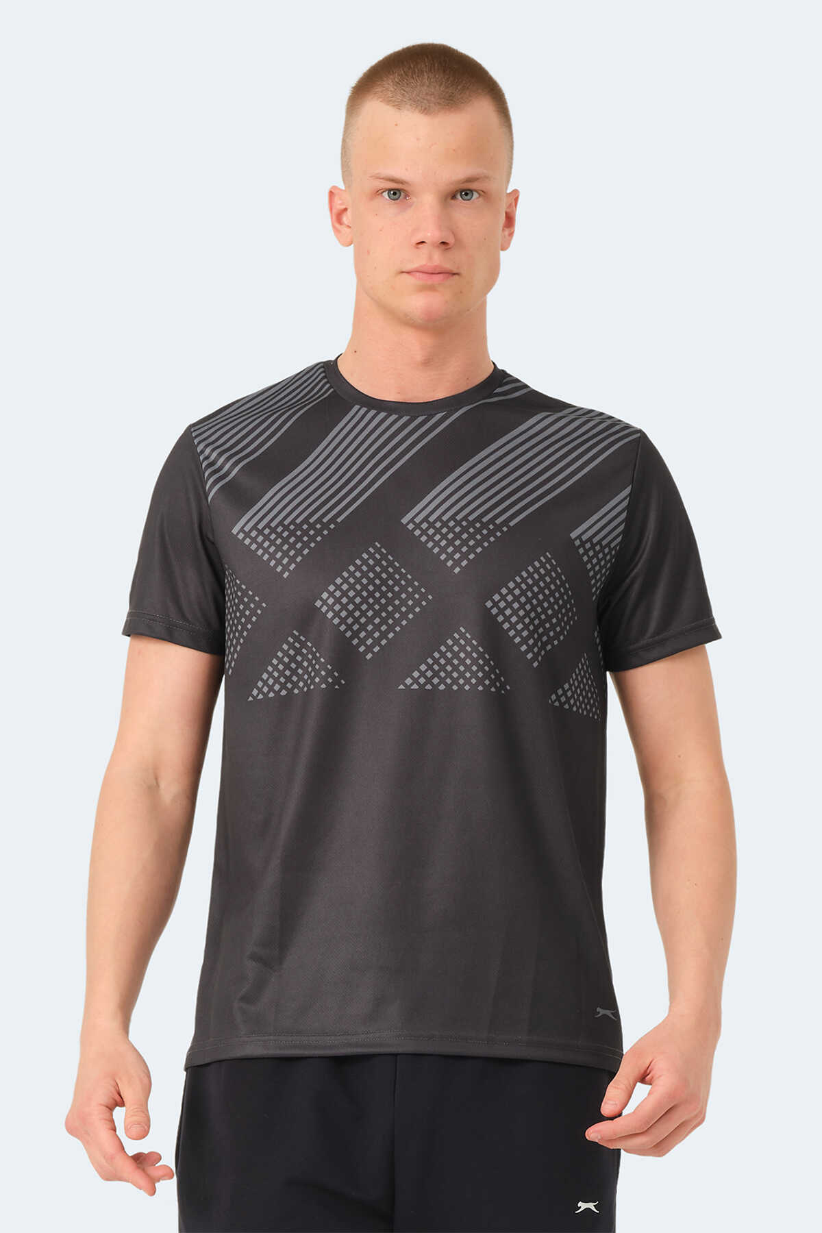 Slazenger - Slazenger RED IN Erkek Siyah Tişört