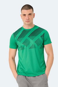 Slazenger - Slazenger RED IN Erkek Yeşil Tişört