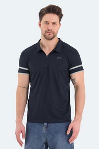Slazenger - Slazenger REDMOND IN Erkek Polo Yaka Lacivert Tişört Slazenger - Slazenger REDMOND IN Erkek Polo Yaka Lacivert Tişört