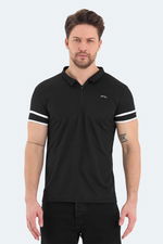 Slazenger - Slazenger REDMOND IN Erkek Polo Yaka Siyah Tişört Slazenger - Slazenger REDMOND IN Erkek Polo Yaka Siyah Tişört