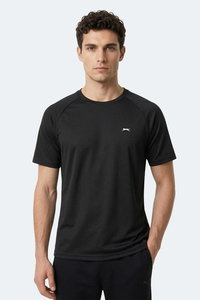 Slazenger - Slazenger REDTAIL Erkek Siyah Tişört