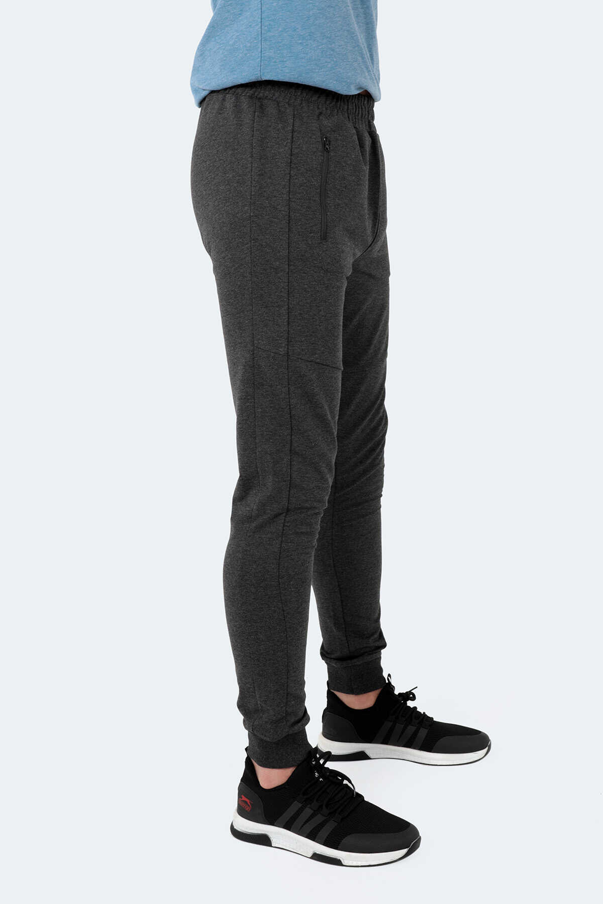 Slazenger - Slazenger REETA Erkek Eşofman Altı Koyu Gri