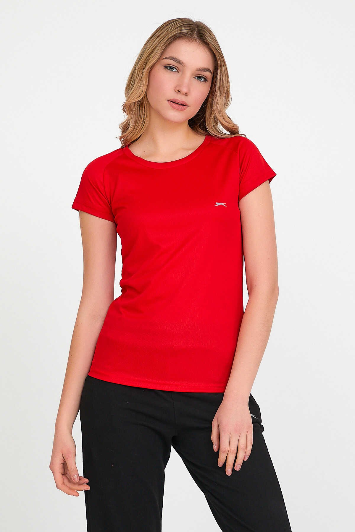 Slazenger - RELAX Kadın Kısa Kol T-Shirt Kırmızı