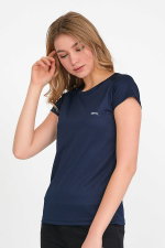 Slazenger - Slazenger RELAX IN Kadın Slim FitTişört Lacivert