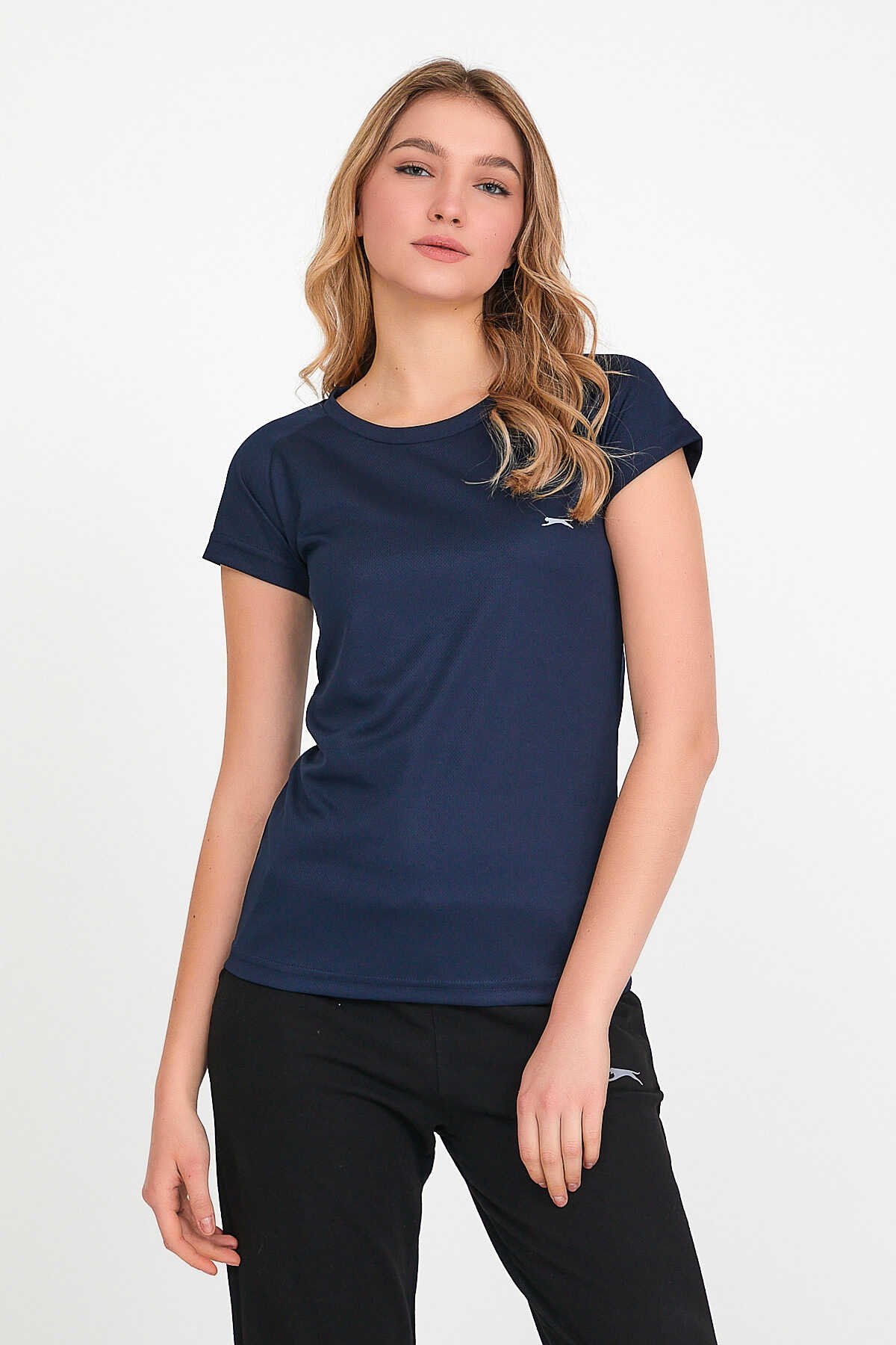 RELAX Kadın Kısa Kol T-Shirt Lacivert