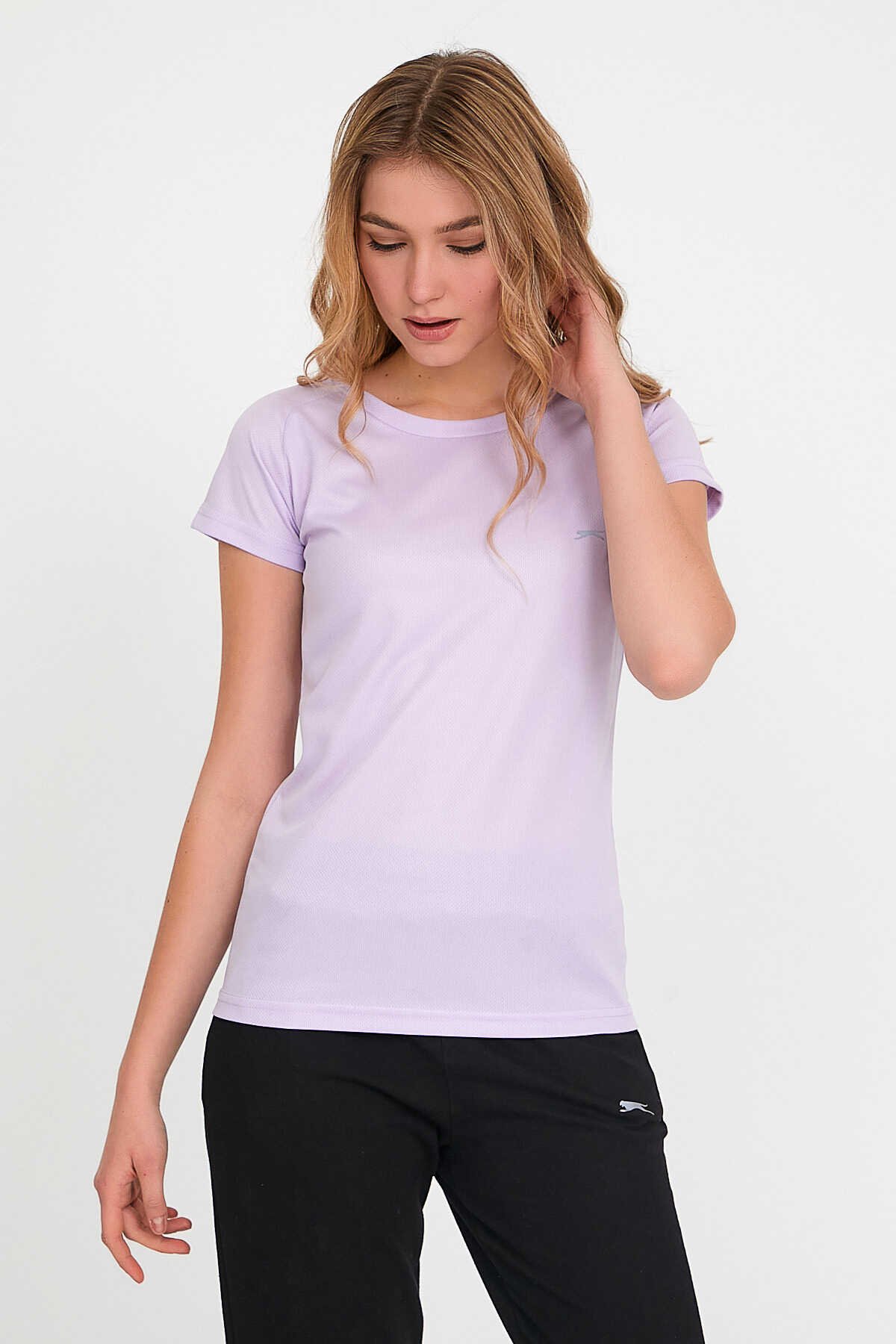 Slazenger - RELAX Kadın Kısa Kol T-Shirt Mor