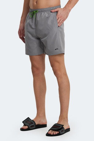Slazenger RENO Erkek Cepli Deniz Şortu Gri Mayo