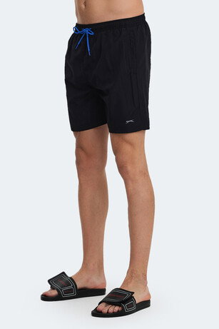 Slazenger RENO Erkek Cepli Deniz Şortu Siyah Mayo