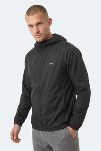 Slazenger - Slazenger REPHAR Erkek Siyah Yağmurluk