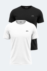 Slazenger - Slazenger REPUBLIC 2 Lİ SET Erkek Tişört