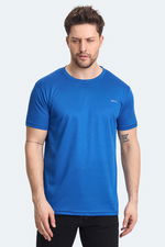 Slazenger - Slazenger REPUBLIC Erkek Tişört Saks Mavi