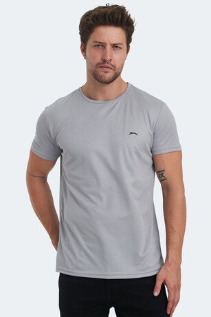 Slazenger REPUBLIC MTR Erkek  Açık Gri Tişört 