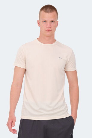 Slazenger REPUBLIC MTR Erkek  Bej Tişört 