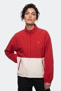 Slazenger - Slazenger RESTORED Kadın Kırmızı Rüzgarlık