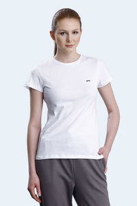 Slazenger - Slazenger RETO Kadın Beyaz Tişört
