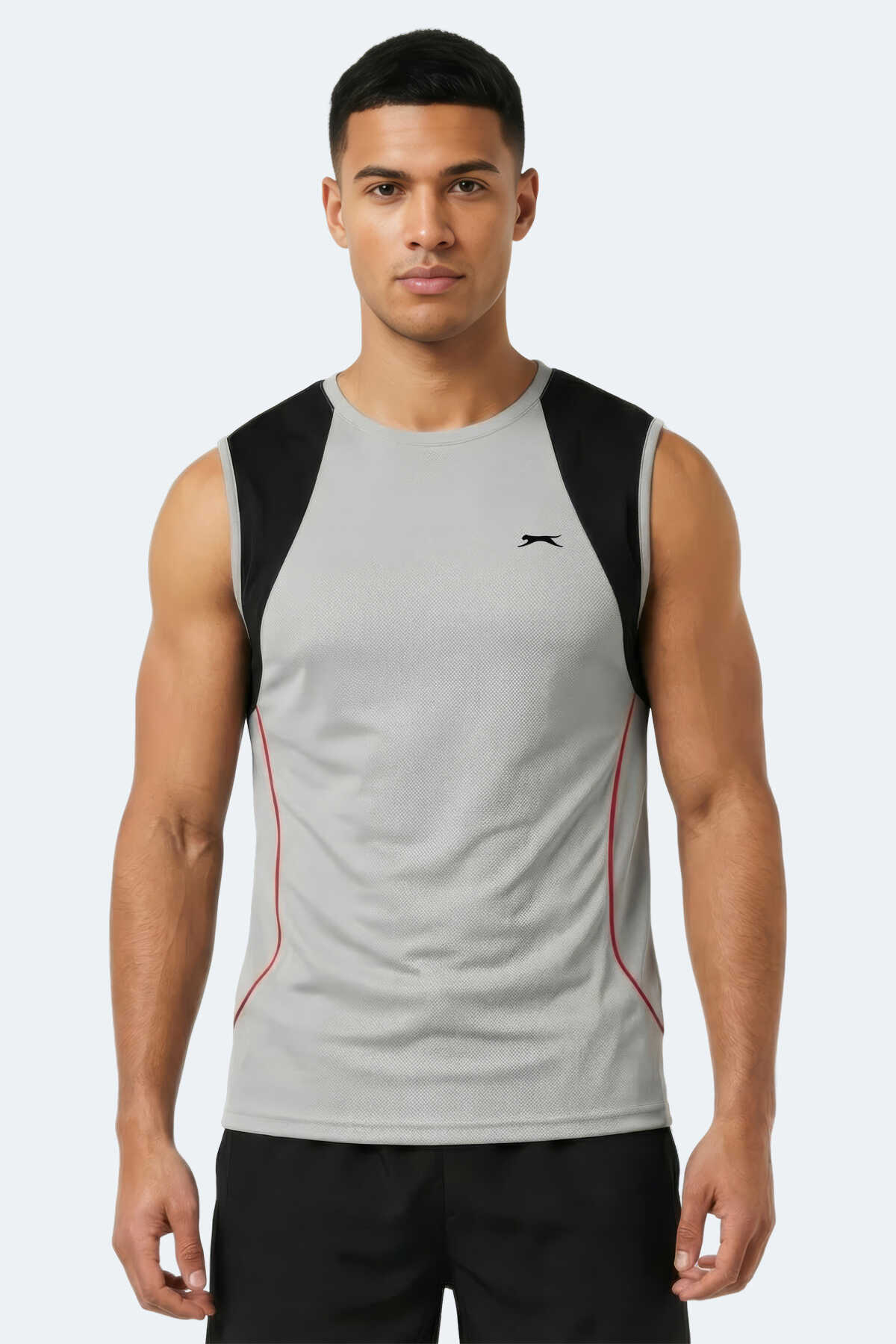 Slazenger - Slazenger REVOLVE Erkek Kolsuz Gri Atlet