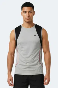 Slazenger - Slazenger REVOLVE Erkek Kolsuz Gri Atlet